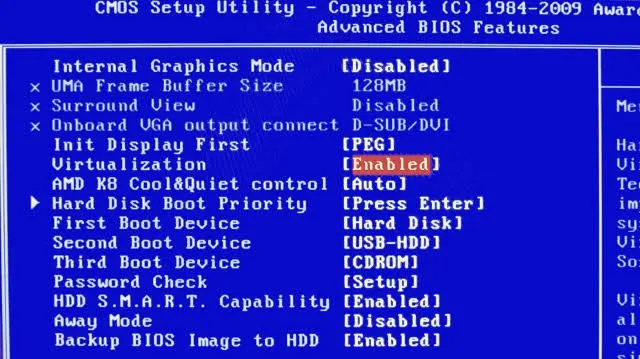 Enable Virtualization From BIOS