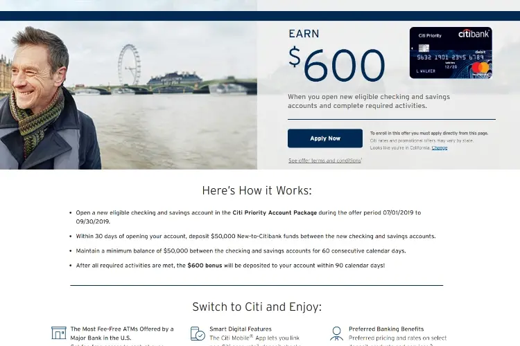 Citibank Priority Account Package 