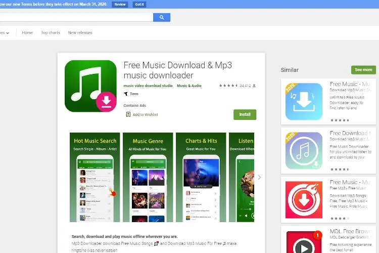 Mp3 MusicDownloader (Free)