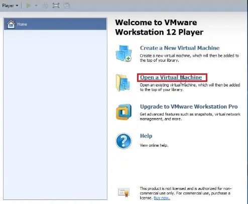 Run VMWare Workstation Player, and Install MacOS Sierra Through It