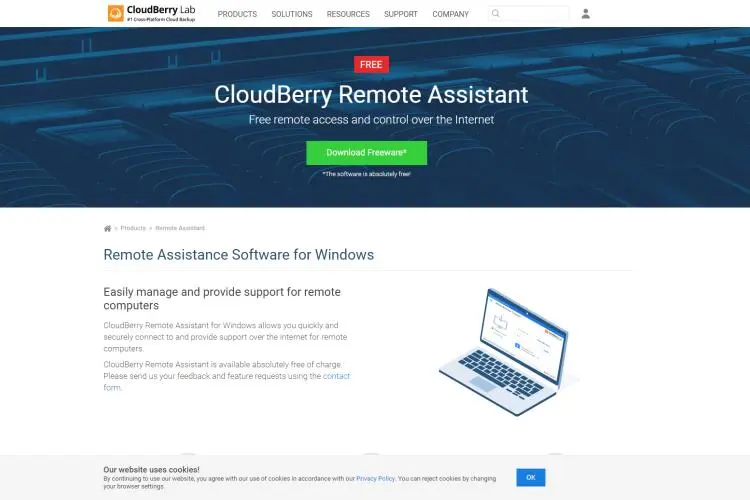 CloudBerry Remote Assistant 