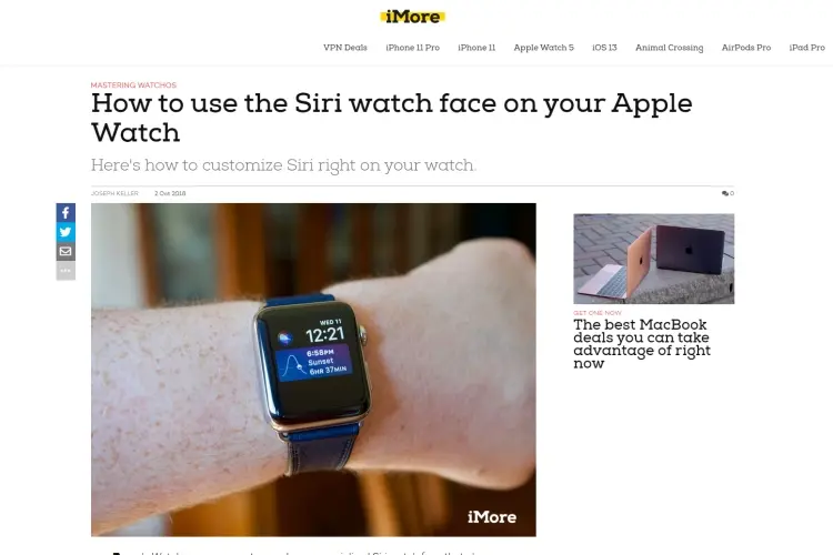 Siri Watch Face